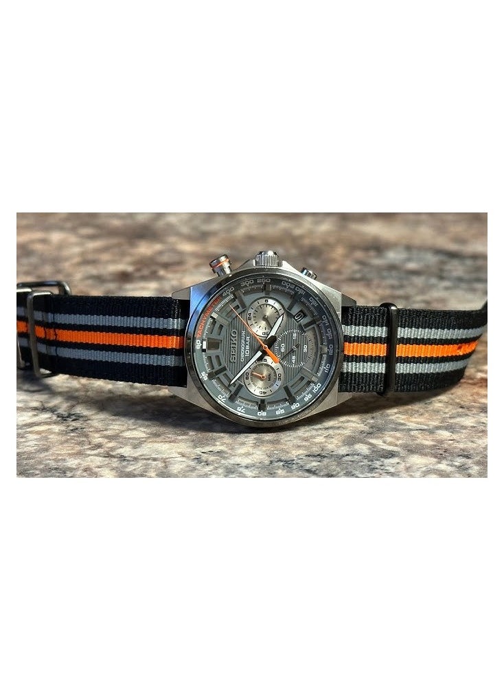 Seiko - Seiko Neo Sports Chronograph Grey Dial Quartz SSB403 - Image 1