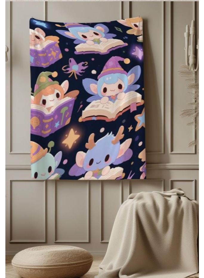 general Baby and children's cartoon flannel thin blanket (warm and comfortable, suitable for sleep, game use) 70cm*100cm - Image 2