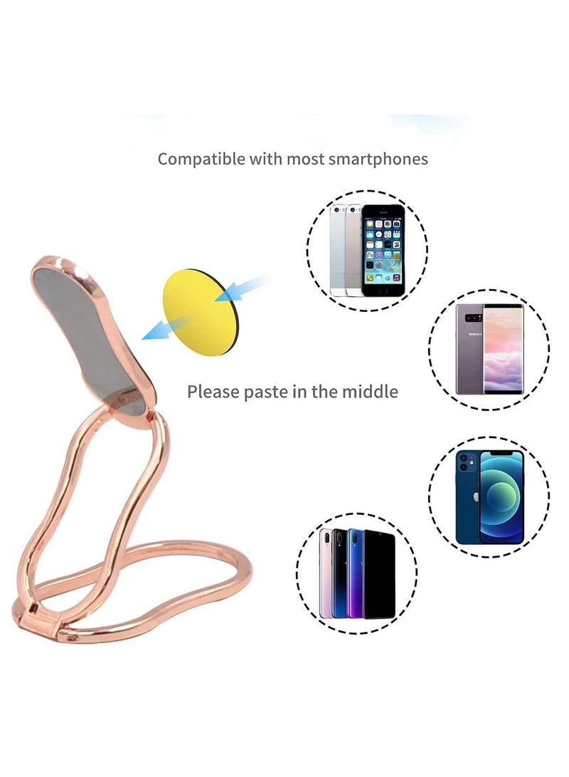Rock Pow 360°Rotation Ultra-Thin Cell Phone Back Grip Foldable Cellphone Stand Compatible with Apple iPhone/iPad - Image 3