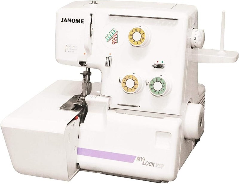 Janome MyLock 213 Single Needle 3-Threads Overlock Machine - Image 1