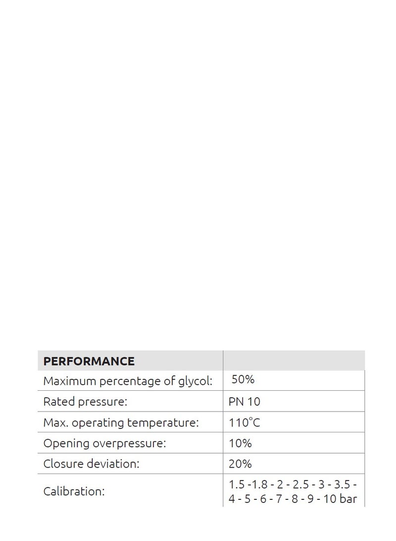 عام صمام أمان أنثى 1/2 بوصة 3 بار - Image 3