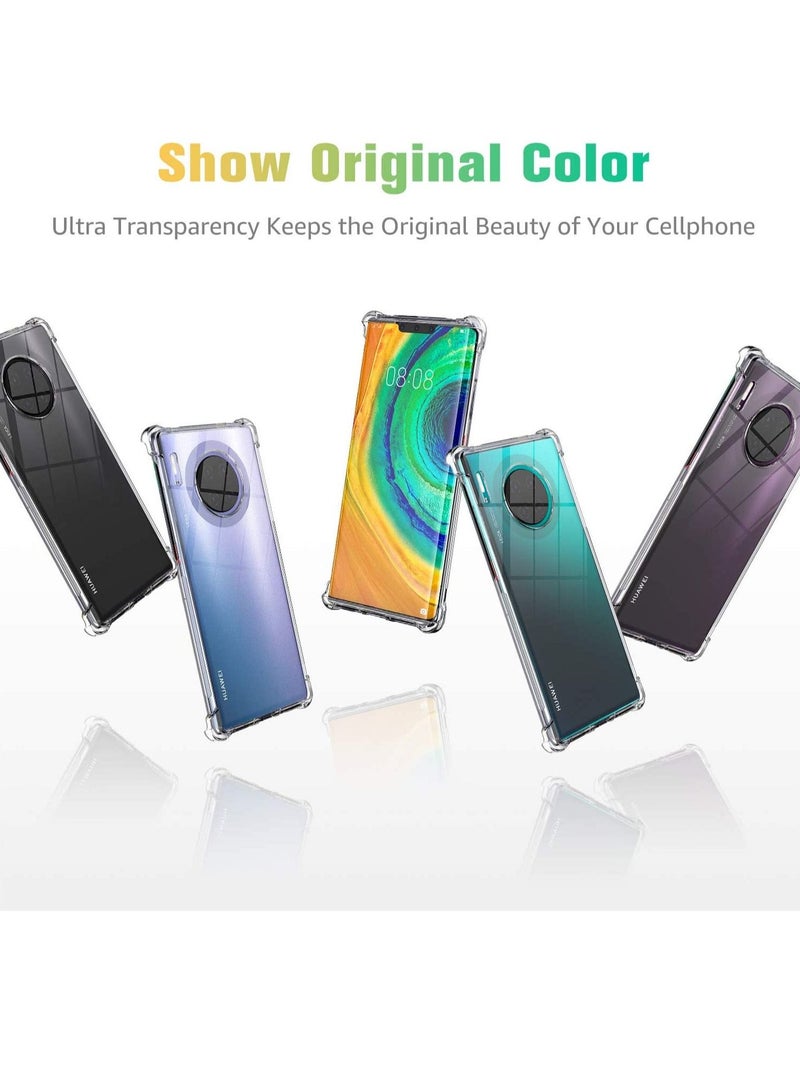 LEDIN Huawei Mate 30 Pro 5G Case, Four-Corner Thickened Protections,Alpha Clear Case Compatible With Huawei Mate 30 Pro - Image 5