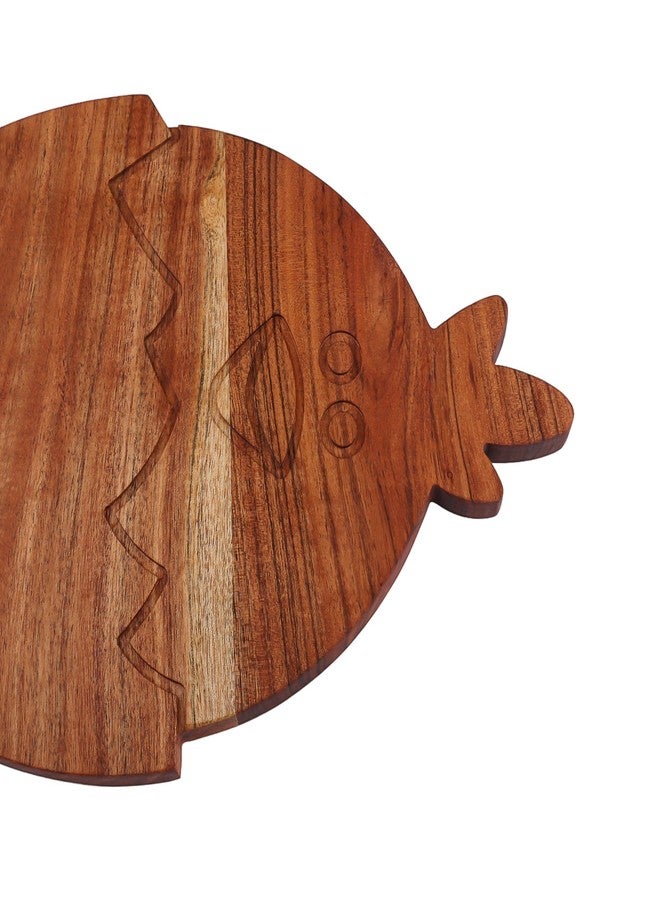 Affinity Decor Easter Egg Shaped Wooden Serving Board, Wood Cutting Board for Kitchen, Funny Wooden Charcuterie Boards, Serving Platter for Cheese and Food, 13.2" x 9.4" - Image 3