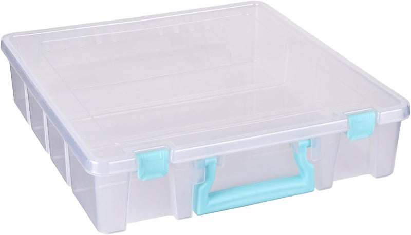 ArtBin Super Satchel 1 Compartment Box Clear Craft Organizer Storage Case - Image 1