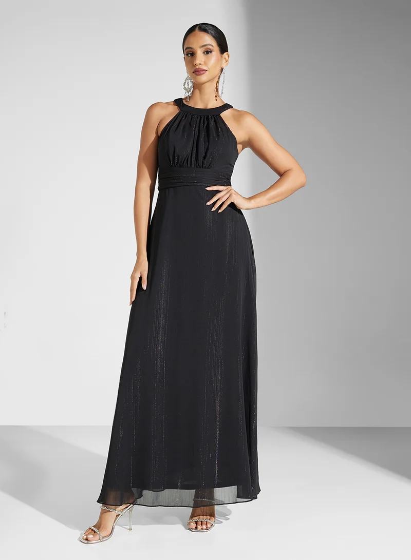 Ella Limited Edition Halter Neck Maxi Dress