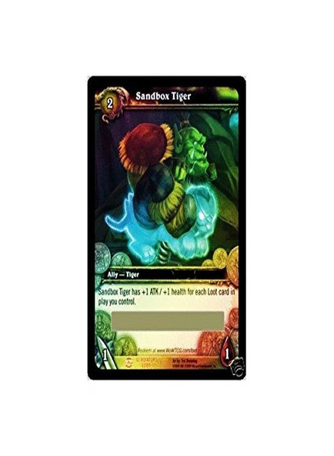 Spectral Sandbox Tiger Loot Card - Unredeemed / Unscratched World of Warcraft TCG