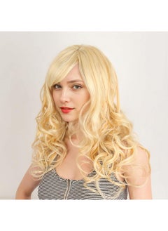 Krisah Krisah Synthetic Wavy Hair Wig, Golden Beach Blonde, 23 inch Length  - Image 2