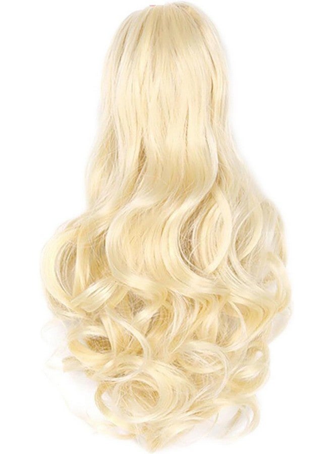 Krisah Synthetic Wavy Hair Wig, Golden Beach Blonde, 23 inch Length - Image 3