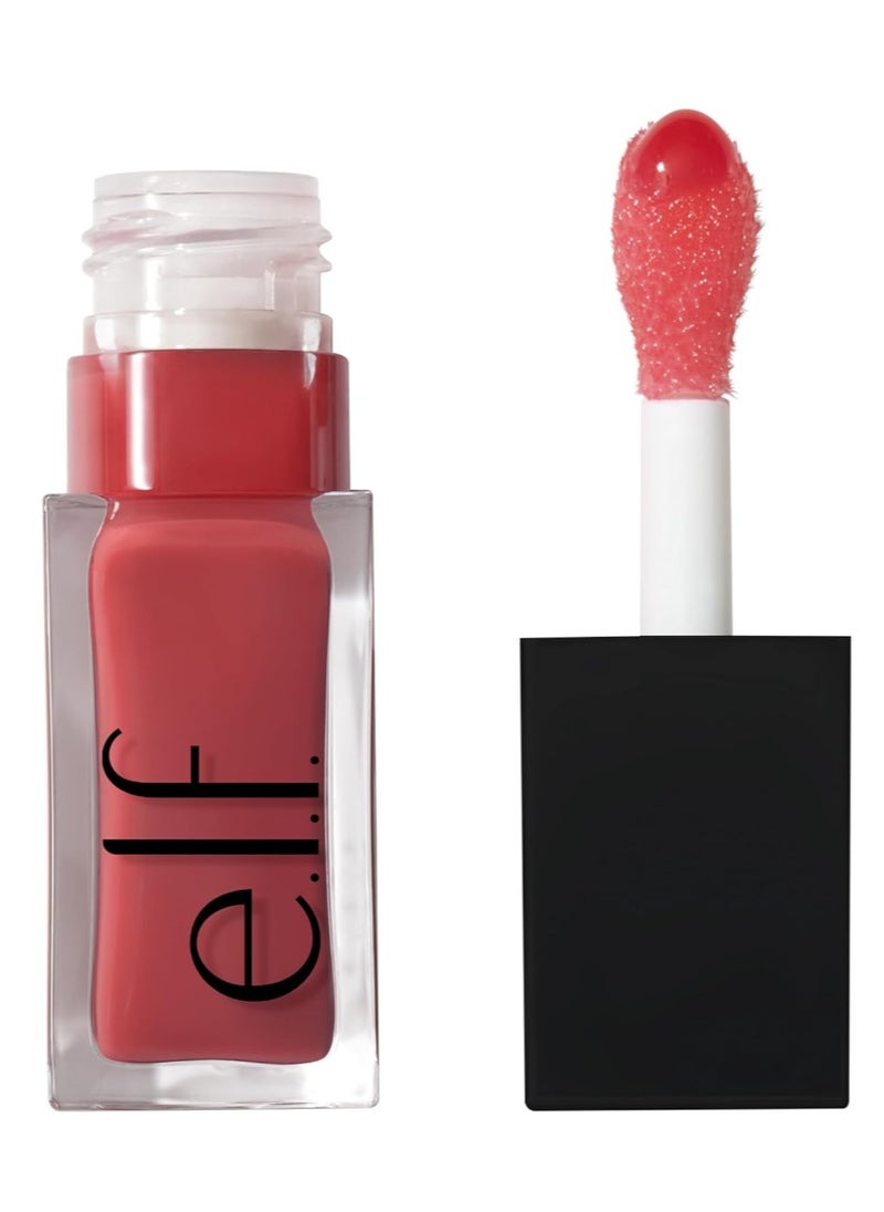 elf - elf Glow Reviver Lip Oil Rose Envy 7.6 mL - Image 1