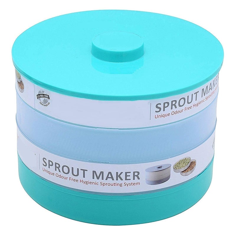 SCRURIOUS SCRURIOUS Sprout Maker Growing Box for Healthy Greens and Sprouts at Home 3 Layer Multicolor  - Image 1