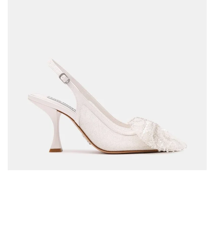 STEVE MADDEN Night-Fall Embellished Slingback Pumps