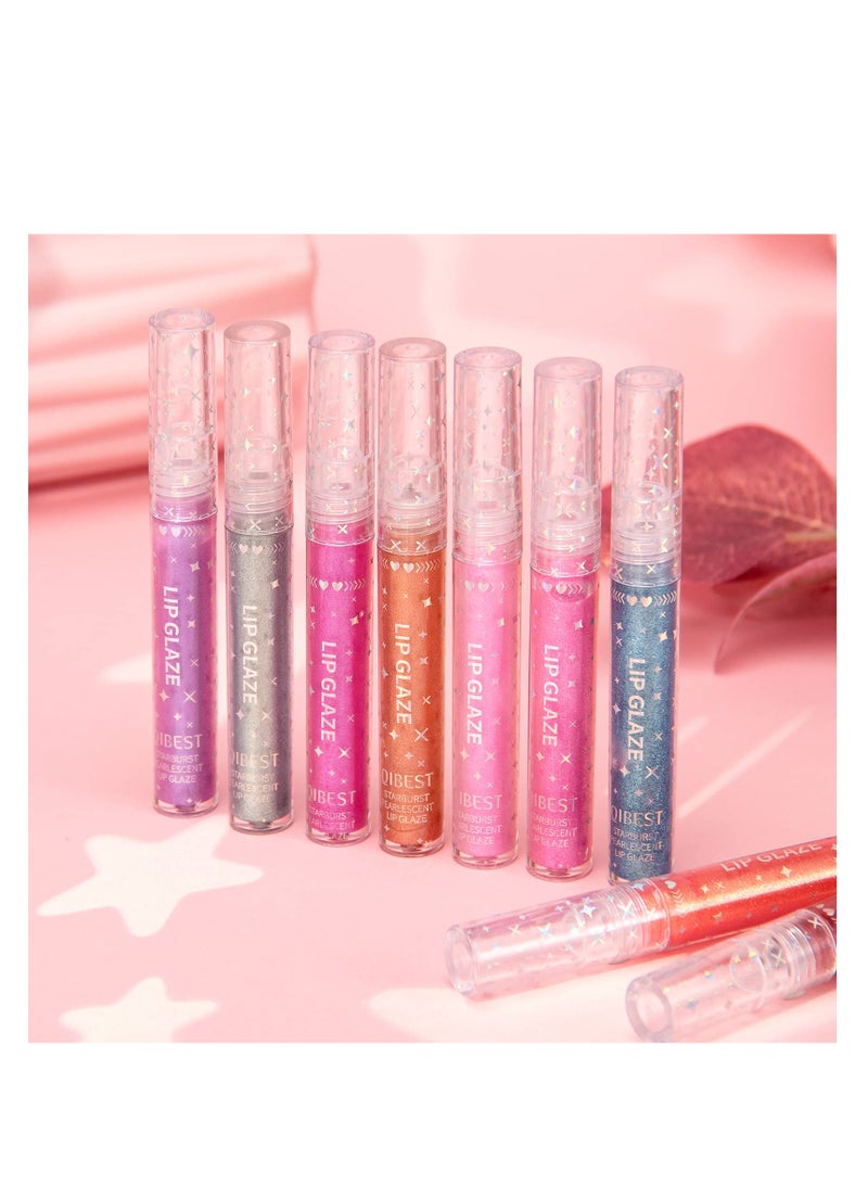 Excefore 9 Colors Glitter Liquid Lipsticks, Waterproof Long Lasting Non-Stick Cup Liquid, Matte Moisturizing Liquid Lipsticks, Suitable for Women Beauty Cosmetics Makeup - Image 5