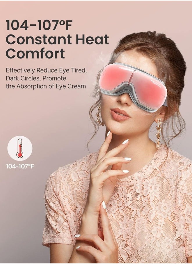 RENPHO - Heated Eye Massager with Bluetooth Music - Pink - Image 1