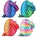 Rapean 8 3D Printed Dragon Eggs Easter Basket Stuffers for Kids and Teens Unique Easter Toys Decor for Children Mysterious Dragon Toys Gifts for Boys Girls 4 Pack - Image 3