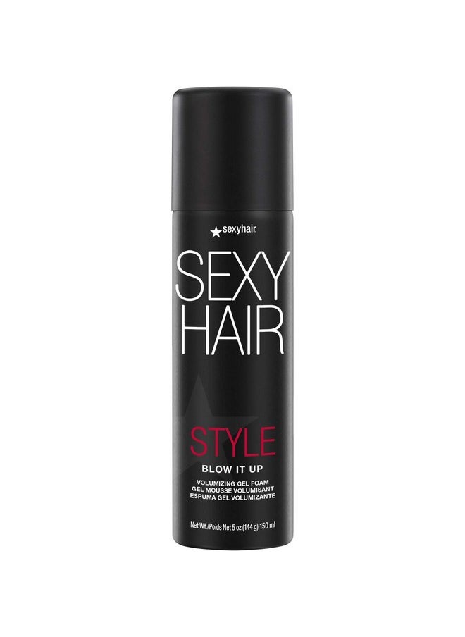 Sexy Hair - SexyHair Style Blow It Up Volumizing Gel Foam, 5 Oz | Up to 50% More Volume | Adds Shine - Image 1