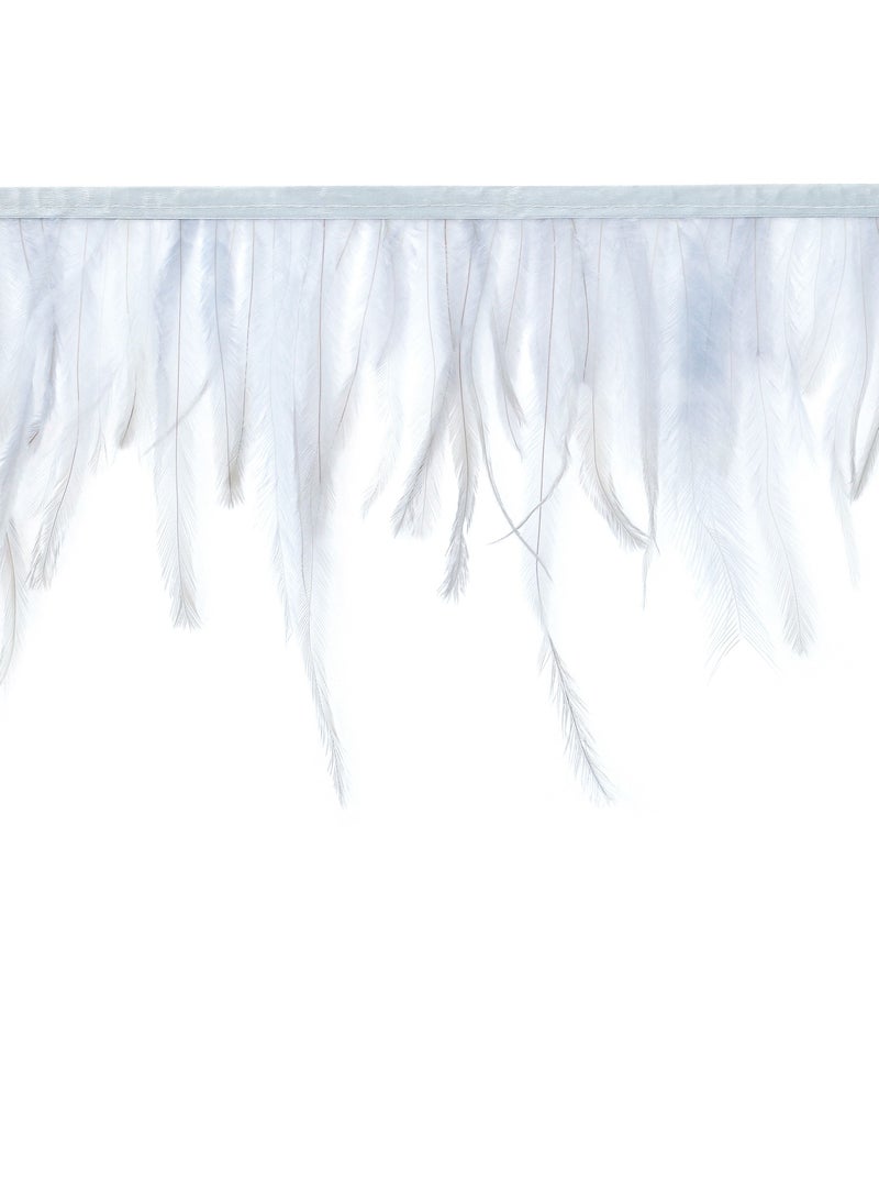 PanaX Goose Feather Fringe Trim 14-22 cm  2.5 yard - Image 2