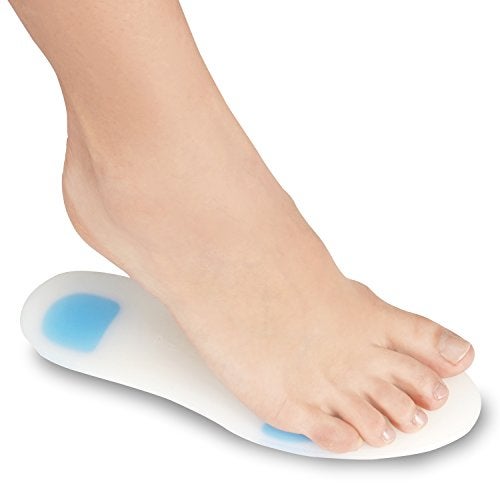 Soles Silicone Shoe Inserts (Pair) Orthopedic Support for Walking, Running, and Fitness - Soft, Comfortable, Hypoallergenic Design - L / 40-41-42 - Image 1