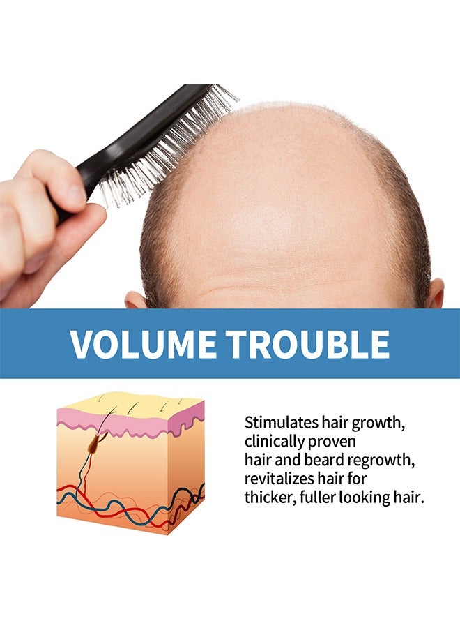 إيست مون مينوكسي لعلاج الشعر ، نمو شعر صحي ، مضاد لتساقط الشعر ، خيوط شعر أكثر سمكا ، علاج اللحية زيت نمو اللحية للرجل 18 مل - Image 5