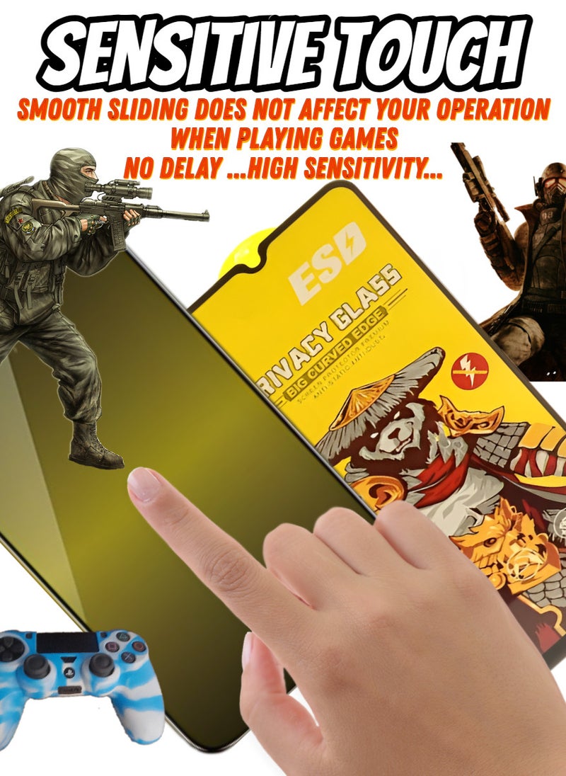 اي اس دي قطعتين، واقي شاشة عالي الجودة لهاتف آسامسونج جالاكسي A04 - Image 3