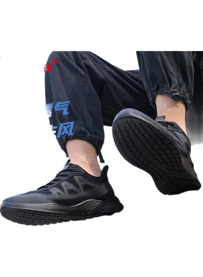 Strongman Men'S Plus Size Casual Shoes Outdoor Sports Shoes Lightweight Breathable Extra Large Size Men'S Shoes Jda73241 Black Size 45 - Image 2