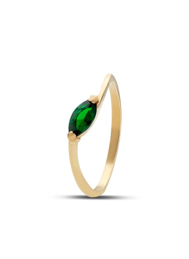 18K Pure Gold Women’s Ring ,Premium Finish & Elegant Style , 1.46 Gram
