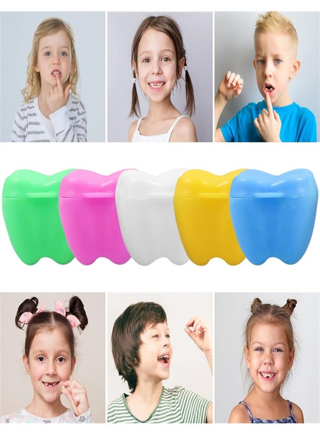 Tooth Saver Necklaces, 10pcs Baby Tooth Keepsake Box Set, Lost Teeth Saver Necklace Tooth Necklaces Container for Lost Teeth Holder Lost Teeth Saver Necklace Baby Milk Tooth Storage Box for kids - Image 5