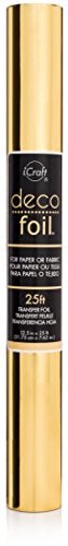 iCraft Deco Foil Value Roll, 12.5 inches x 25 feet, (Gold) - Image 4