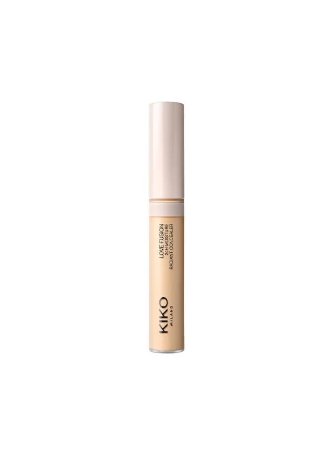 Kiko Milano HAZELNUT LOVE FUSION 24H MOISTURE RADIANT CONCEALER for Women | Best Price UAE