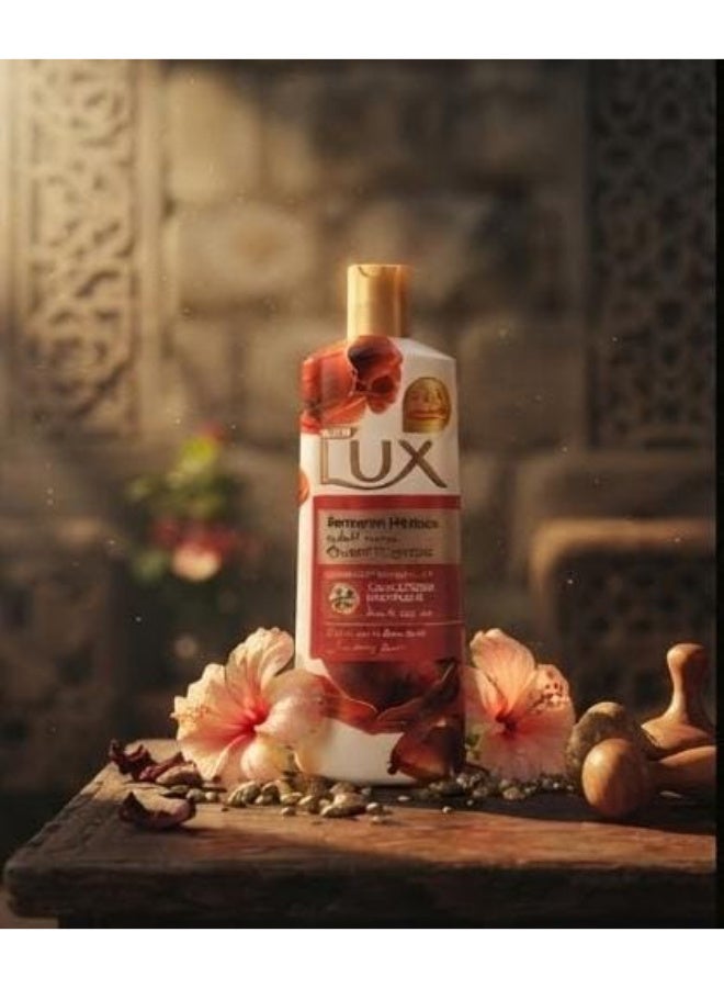 Lux Shower Gel Romantic Hibiscus 500 ml + Lofa Multi Color(Packaging may vary) - Image 5