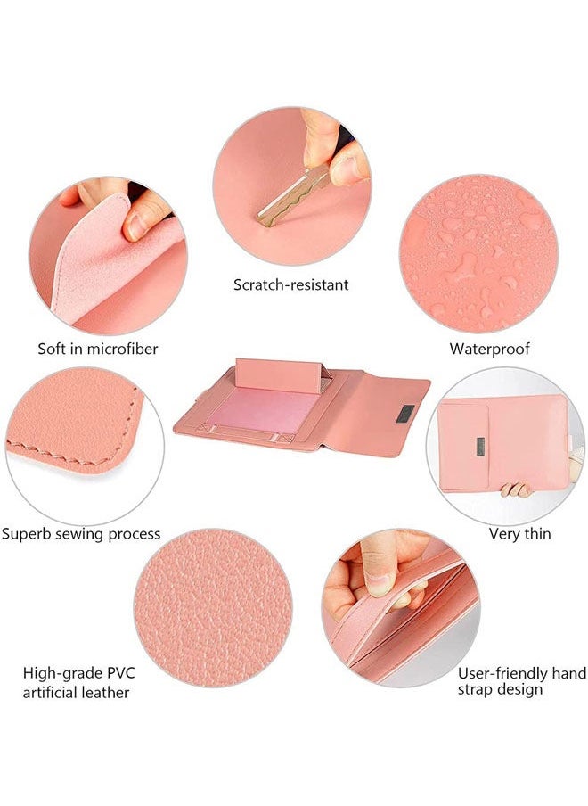Captaintech Laptop Bag /Sleeve Case (13/14-Inches) Compatible With 3in1 (Laptop Stand,Mouse pad) MacBook Pro Notebook Pink  - Image 4