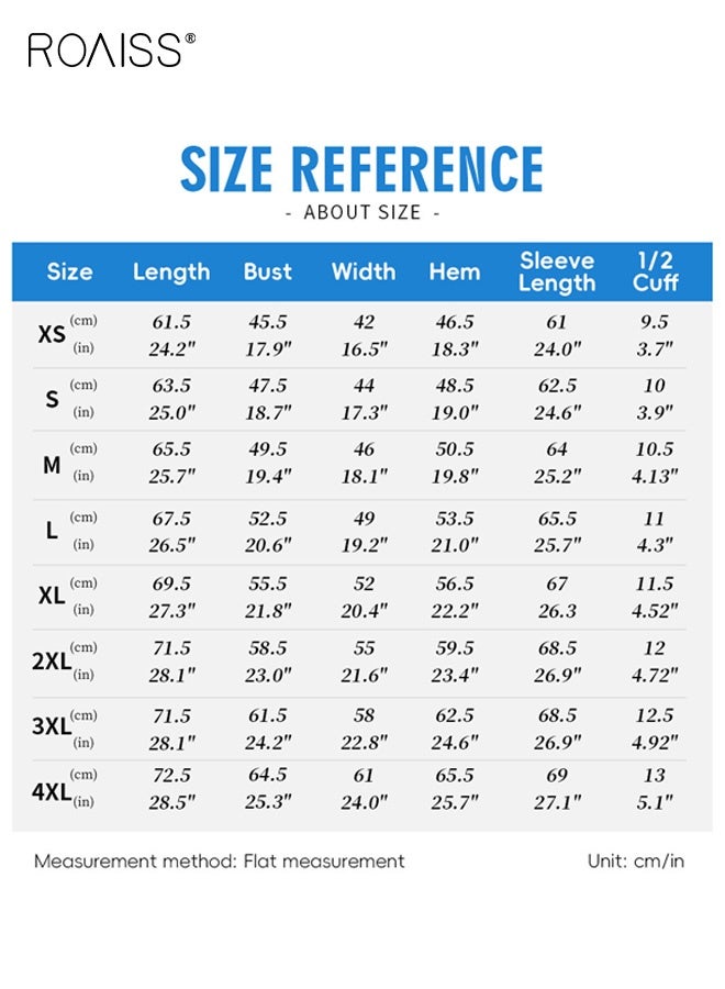 roaiss Women's Upf 50+ UV Sun Protection Clothing Zip up Hoodie Long Sleeve Sun Shirt Fishing Hiking Outdoor Jacket Comfortable, Breathable Sun-Protective Clothing with Pockets Black - Image 4