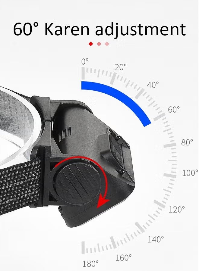 CYCLE ZONE LED Headlamp Rechargeable, Motion Sensor 1000 Lumen Super Bright Head Lamps Outdoor LED Rechargeable, Headlamp for Night Walking, Running, Hiking & Outdoor Camping Gear - Image 3