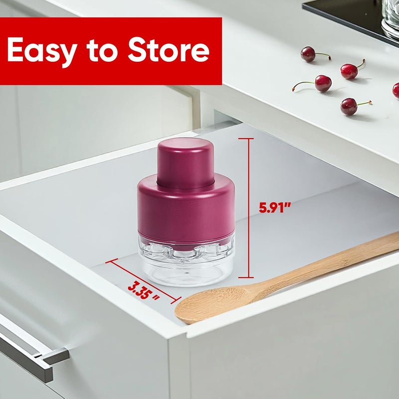 YYP 7 in 1 Cherry Pitter Tool for Multiple Cherries Seed Remover Quick and Effortless Removal Suitable for kitchen, Save Time & Space for Making Cherry Jam - Image 4