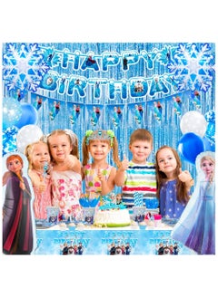 FRUITFUL PARTY Frozen Birthday Party Decorations for 10 Guests, 145pcs Frozen Disposable tableware Set  - Image 5