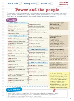 Pearson REVISE AQA GCSE History Britain: Power and the people: c1170 to the present day Revision Guide and Workbook inc online edition - 2023 and 2024 exams  - Image 3