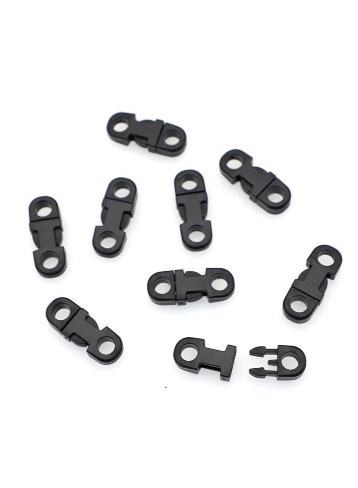 25 حزمة مشابك قابلة للفك السريع، مشابك أمان صغيرة قابلة للفك، أسورة بارا كورد، حبل قلادة للكمامة، قلادة مضفرة للحرف اليدوية، حلقات حزام الكاميرا وإكسسوارات(5 مم) - Image 3