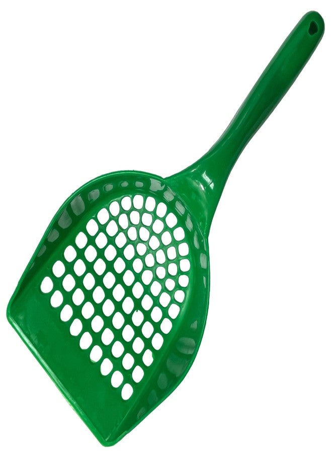 PET World Cat Litter Scooper| Large Scoop Size | Easy and Convenient to Use | for Quick & Hygienic Waste Removal | Effortless Clean-Up| Highly Durable Cat Poop Scooper | Green| - Image 1