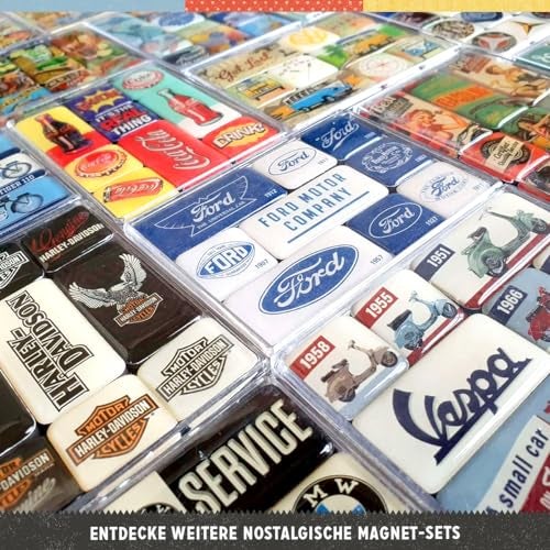 Nostalgic Art Nostalgic-Art Retro Fridge Magnets, 9 Pieces, American Diner – Gift idea for Diner Fans, Magnet Set for Notice Board, Vintage Design - Image 4