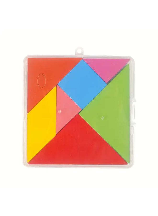 Tangram Puzzle 7pcs With Box Brain Teaser Game For Adults Educational Gift - Image 5