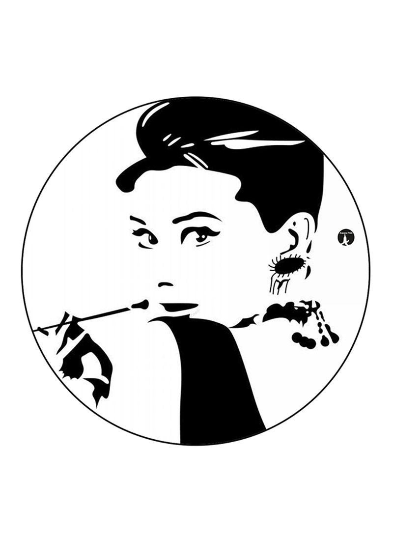 RKN Audrey Hepburn Printed Fridge Magnet  Black/White - Image 1