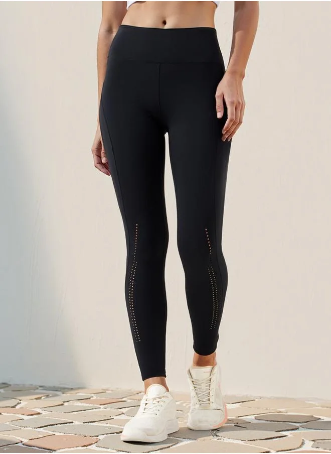 Kappa Kappa Logo Print Leggings with Elasticated Waistband