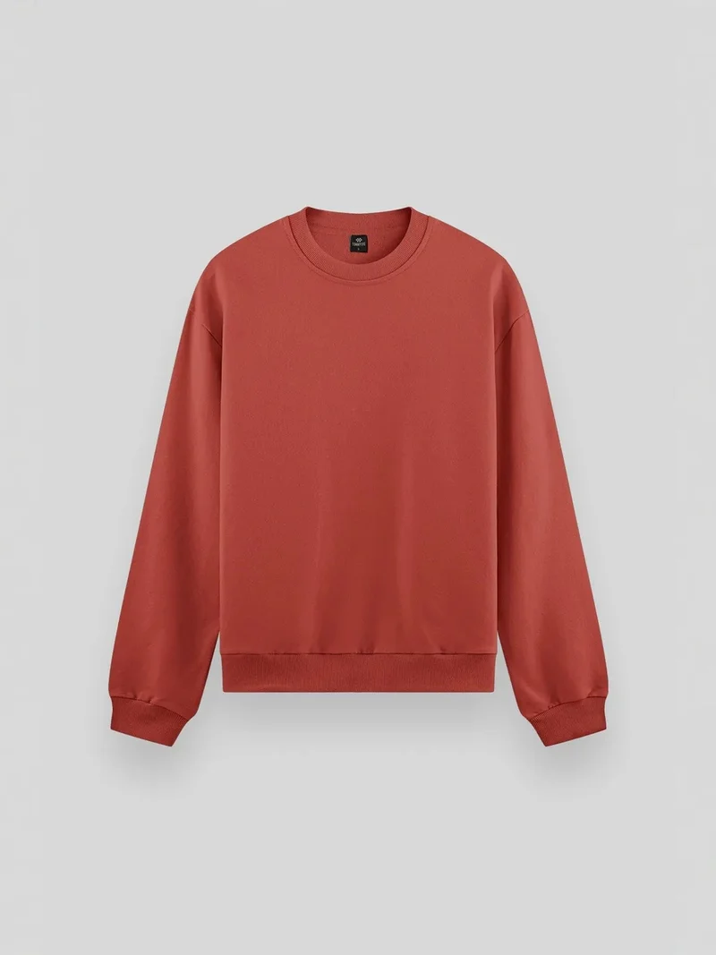 تومي لايف TOMMY Men's Plain Crew Neck Sweatshirt