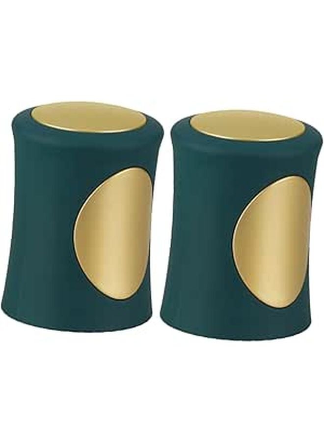 2Pcs Green Dice Cups With Waist Shape Design Easy To Hold And Clean For Pub KTV Bar Games - Image 1