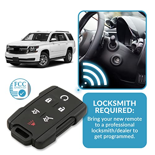 Keyless2Go Replacement for 6 Button Replacement Remote 315 Mhz for GM M3N-32337100 13577766 - Image 5