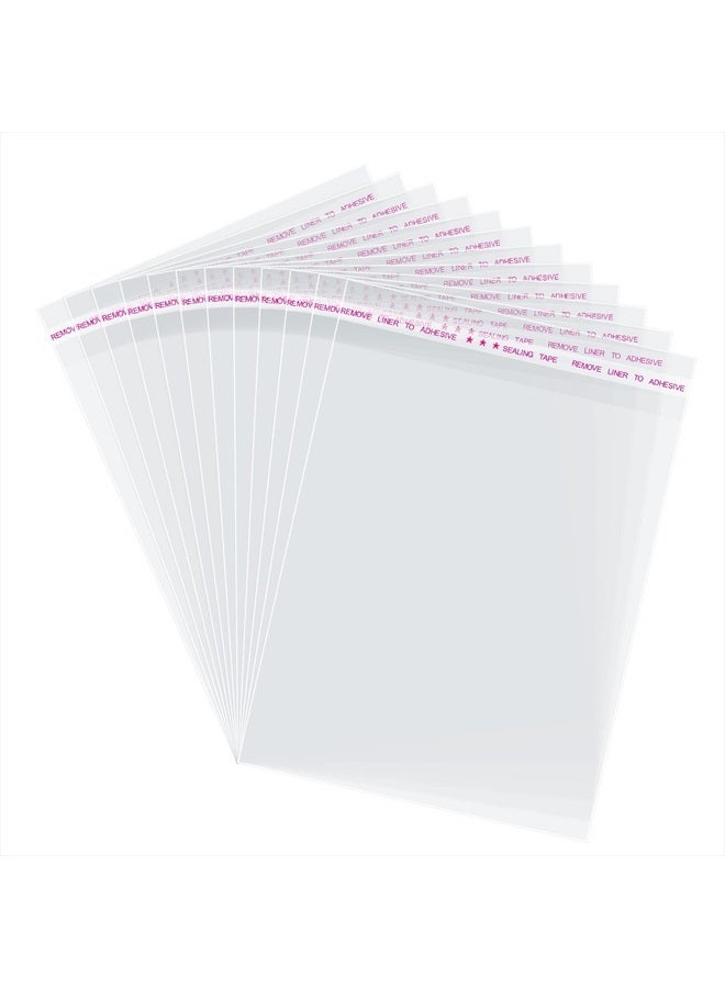 Morepack Self Sealing Cellophane Bags,5x7 Inches 200 Pcs Clear Cookie Bags Resealable Cellophane Bags Self Adhesive for Packaging Gifts,Cookies,Favors, Products - Image 1