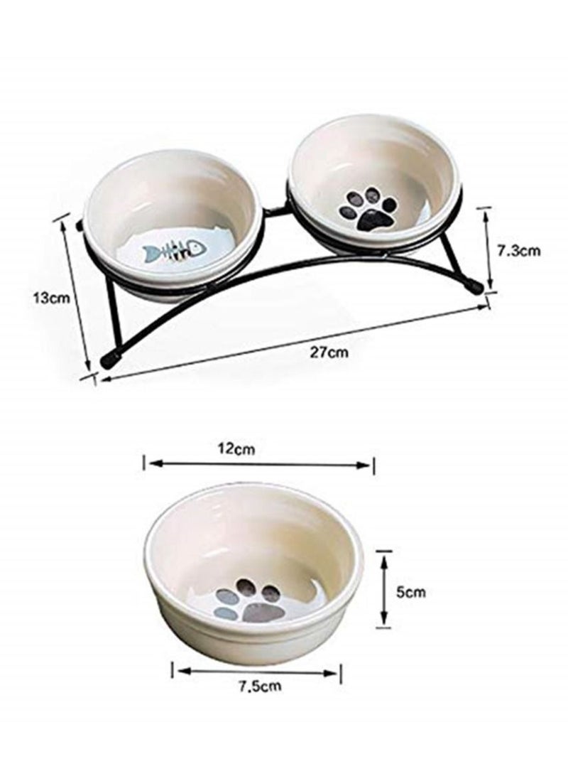 Cartoon Style Ceramic Feeder Pet Bowl - Image 5
