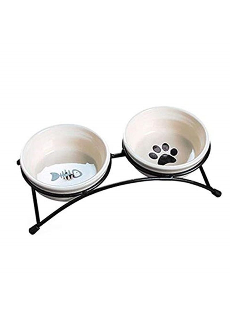 Cartoon Style Ceramic Feeder Pet Bowl - Image 3