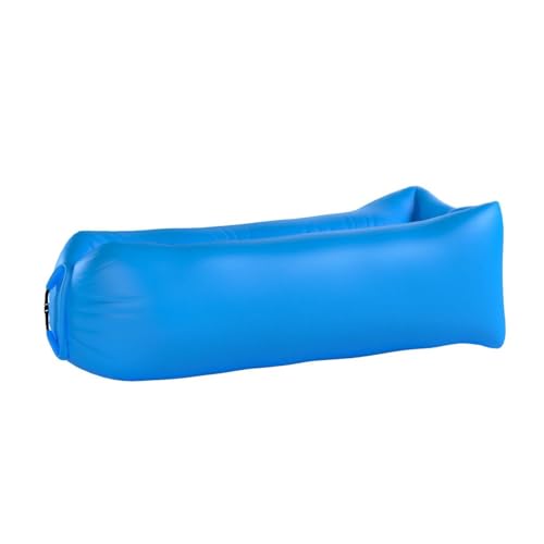 Beiruoyu Inflatable Lounger Air Chair Sofa Bed Sleeping Bag Couch for Beach Camping Lake Garden (Blue-2) - Image 4