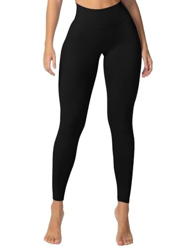 Sunzel Sunzfly Invisible Butt Scrunch Workout Leggings for Women, Butt Lifting High Waisted Gym Yoga Pants with Tummy Control 25" Black Medium - Image 4