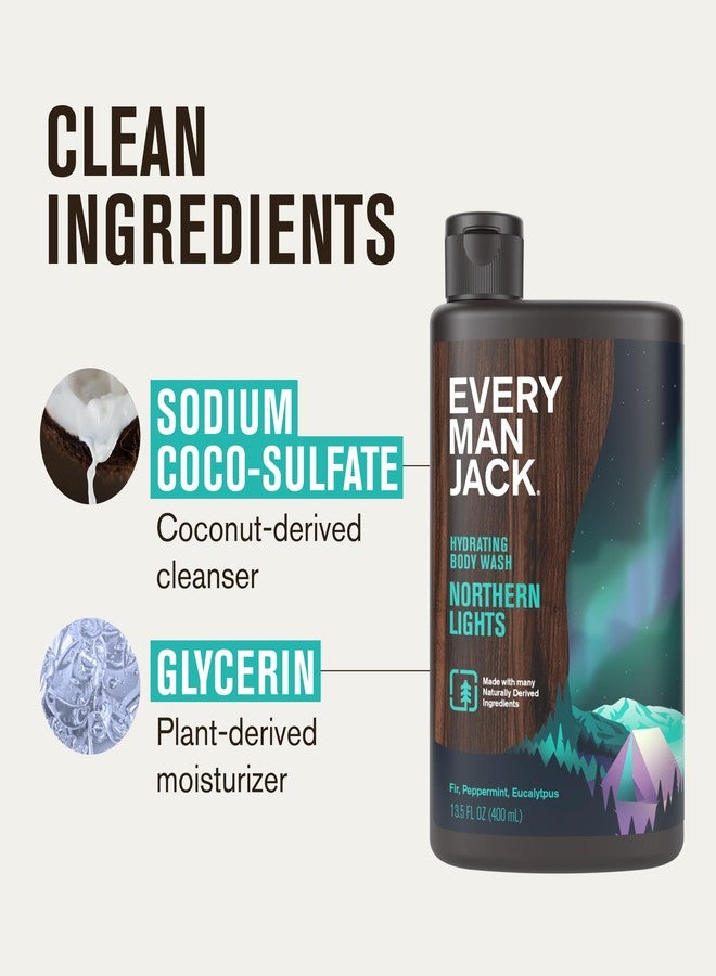 Every Man Jack Men's Body Wash Gift Set - 3 Invigorating Winter Scents - Deeply Cleans, Hydrates with Naturally Derived Ingredients - 13.5 oz (3 pack - Image 5
